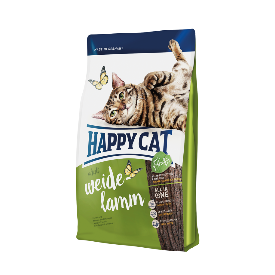 Sucha karma Happy Cat Fit & Well Adult Jagnięcina