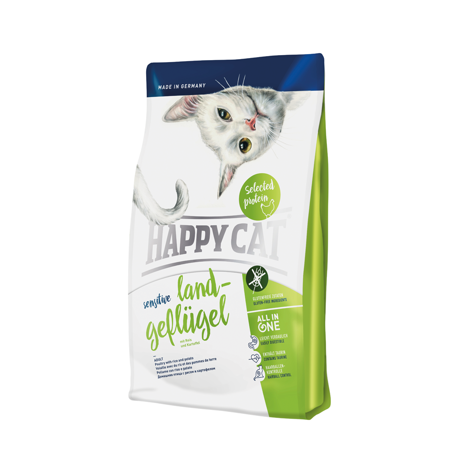 Sucha karma Happy Cat Sensitive Drób Organiczny