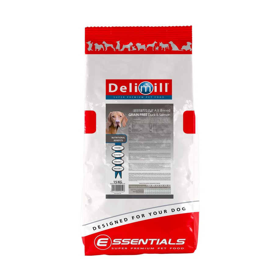 Delimill Essentials All Breed GRAIN FREE Duck & Salmon