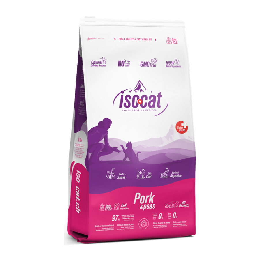 Iso-cat GRAIN FREE Pork & Peas 1,2 kg
