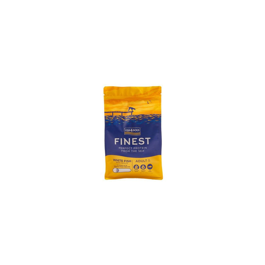 Fish4Dogs Finest Ocean White Fish z białej ryby oceanicznej - Rasa mała 6 kg