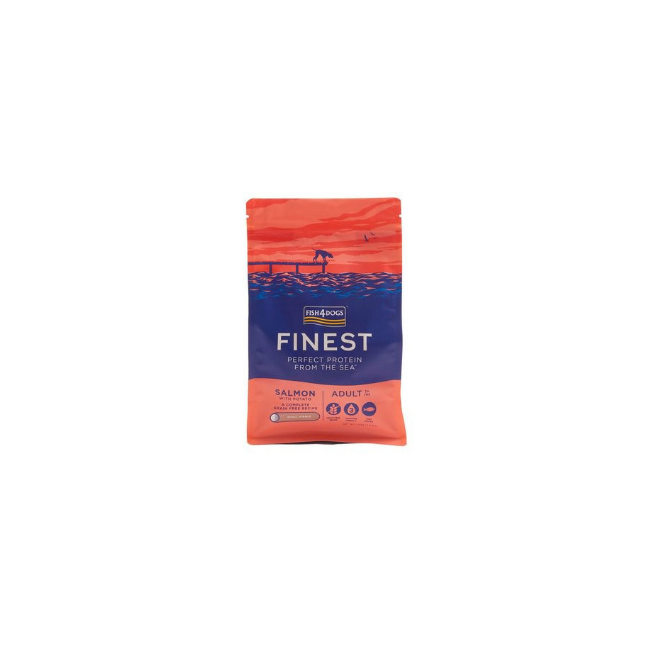 Fish4Dogs Finest Salmon Complete z łososia - Rasa mała 12 kg (6 kg + 6 kg)