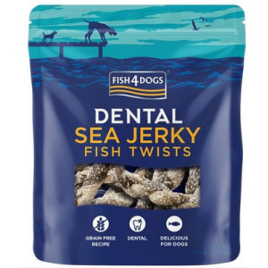 Fish4dogs Przysmaki dentystyczne dla psa Sea Jerky Fish Twists 500 g