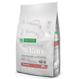 Nature's Protection Superior Care White Dogs Grain Free Starter 1,5 kg