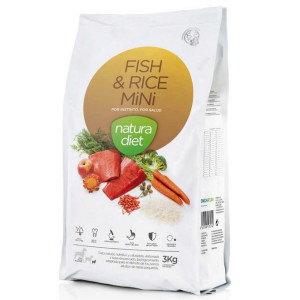 Natura Diet ŁOSOŚ Z JABŁKIEM MINI 3 kg