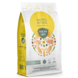 Natura Diet SUCHA KARMA DLA MŁODYCH KOTÓW 1,5 kg