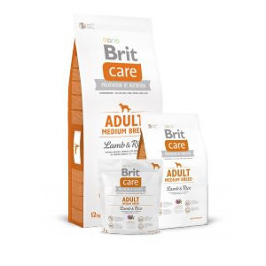 BRIT CARE ADULT MEDIUM LAMB & RICE 12 kg