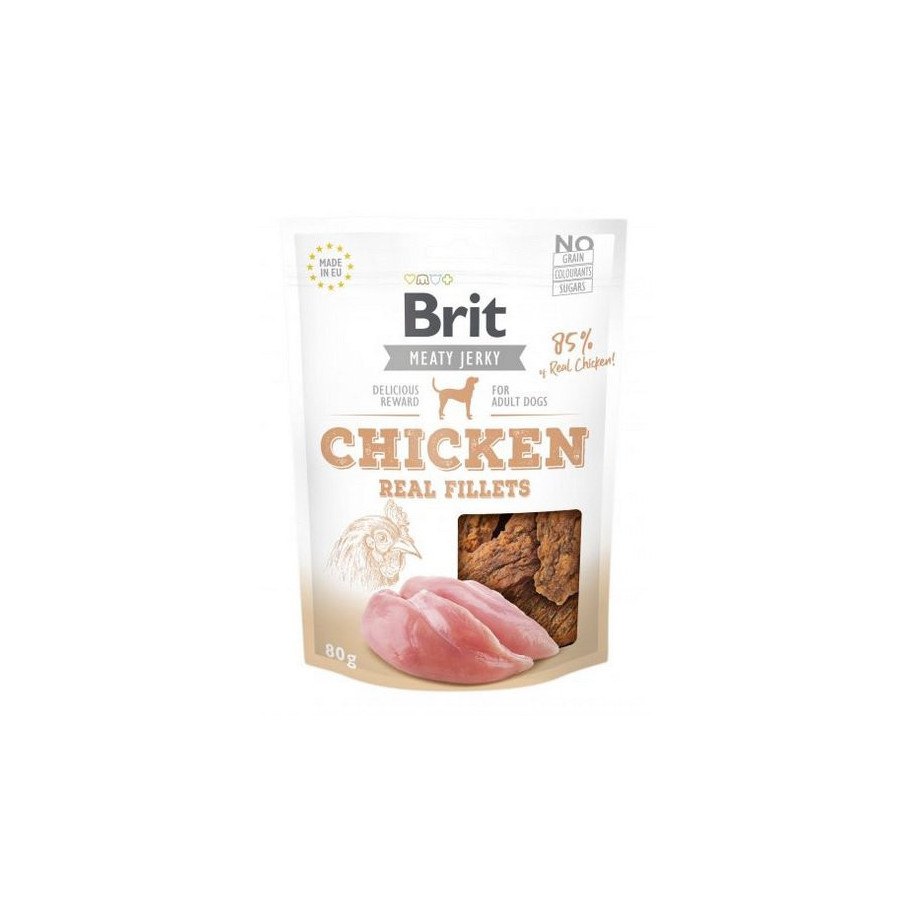 Brit Jerky Snack Chicken Fillets 80 g