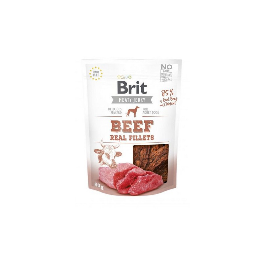Brit Jerky Snack Beef and chicken Fillets 80 g