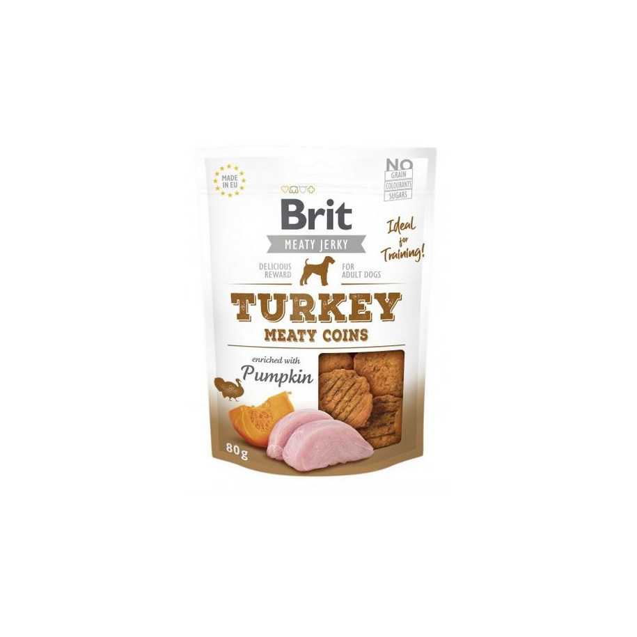 Brit Jerky Snack Turkey Meaty coins 80 g