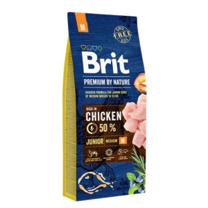 BRIT PREMIUM BY NATURE JUNIOR M 15 kg