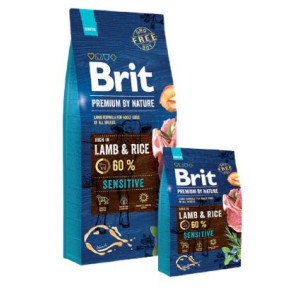 BRIT PREMIUM BY NATURE SENSITIVE LAMB 15 kg