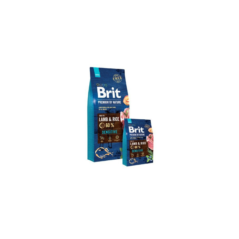 BRIT PREMIUM BY NATURE SENSITIVE LAMB 15 kg