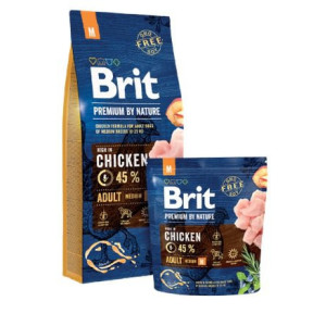 BRIT PREMIUM BY NATURE ADULT M 3 kg