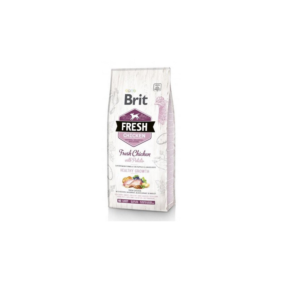 Brit Fresh Chicken with Potato Puppy Healthy Growth 12 kg