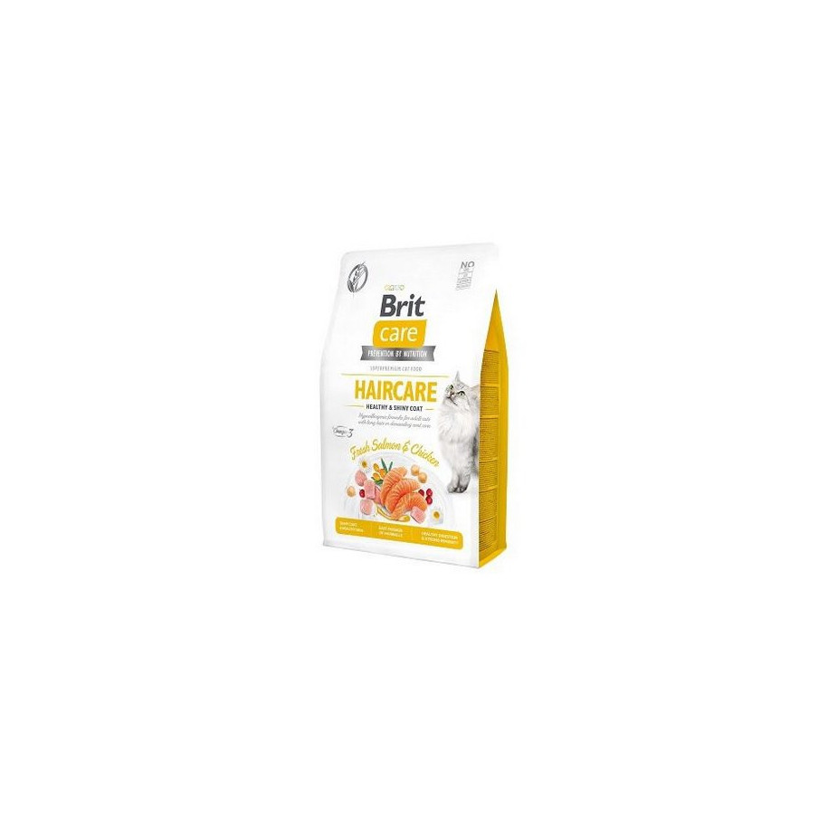 BRIT CARE CAT GRAIN-FREE HAIRCARE HEALTHY & SHINY COAT 400g