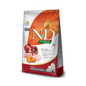 N&D Pumpkin Chicken, Pumpkin and Pomegranate Puppy Medium & Maxi 12 kg