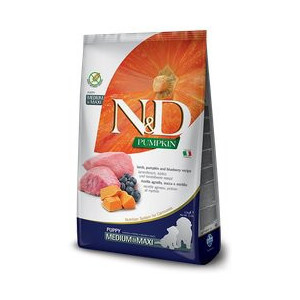 N&D Pumpkin Lamb & blueberry Puppy Medium & Maxi 12 kg