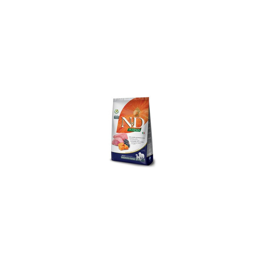 N&D Pumpkin Lamb & Blueberry Adult Medium & Maxi 12 kg