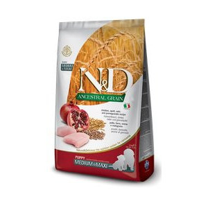 N&D Ancestral Grain Chicken & Pomegranate Puppy Medium & Maxi 12 kg