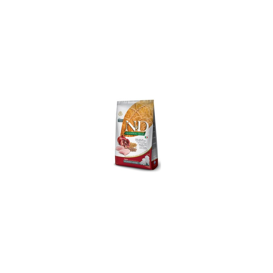 N&D Ancestral Grain Chicken & Pomegranate Puppy Medium & Maxi 12 kg