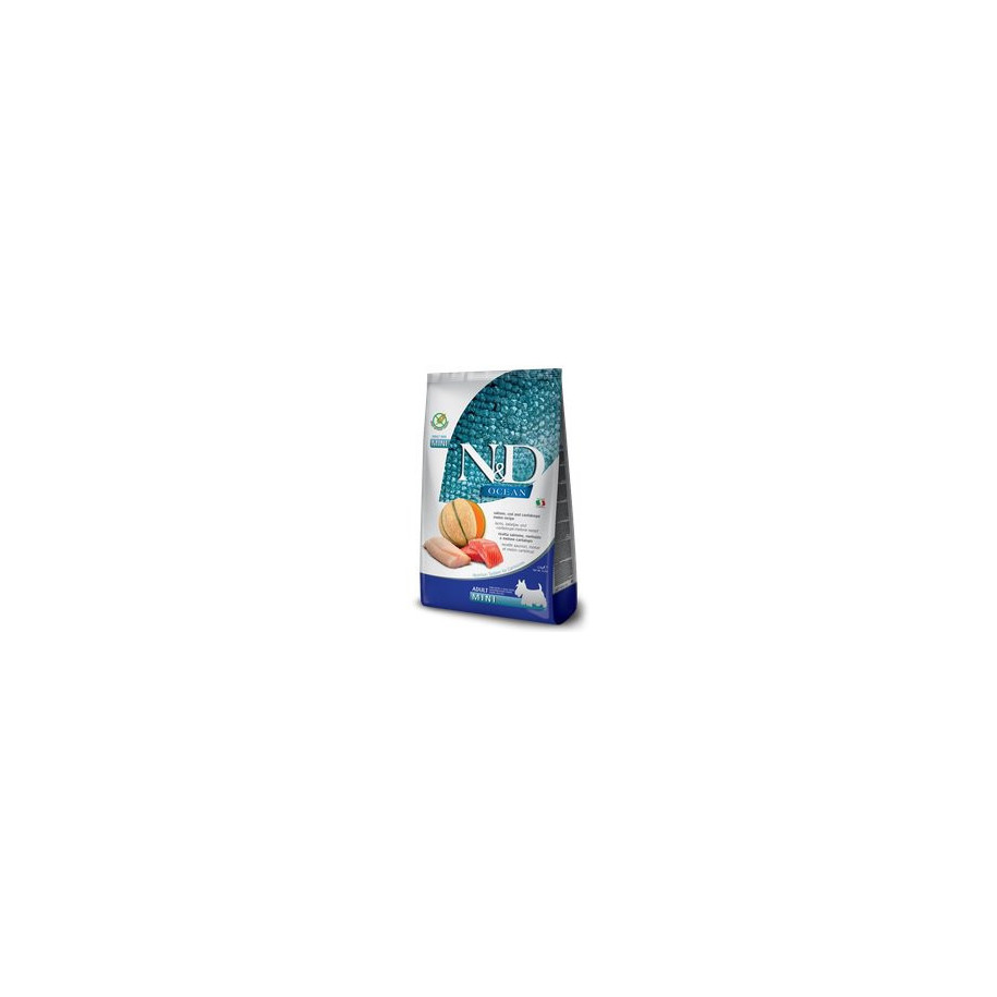 N&D Ocean Salmon, Cod & Cantalupe Melon Adult Mini 2,5 kg