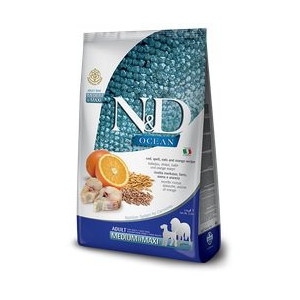 N&D Ocean Cod, Spelt, Oats & Orange Adult Medium & Maxi 12 kg