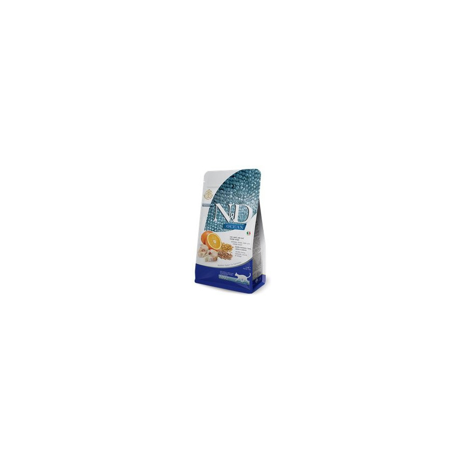N&D Ocean Cod, Spelt, Oats & Orange Adult 1,5 kg