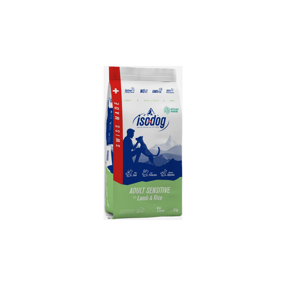 Iso-Dog ADULT SENSITIVE Lamb & Rice Mini & Small 1 kg