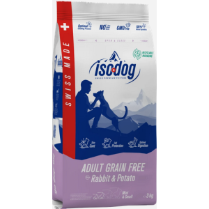 Iso-Dog ADULT GRAIN FREE Rabbit & Potato Mini & Small 3 kg