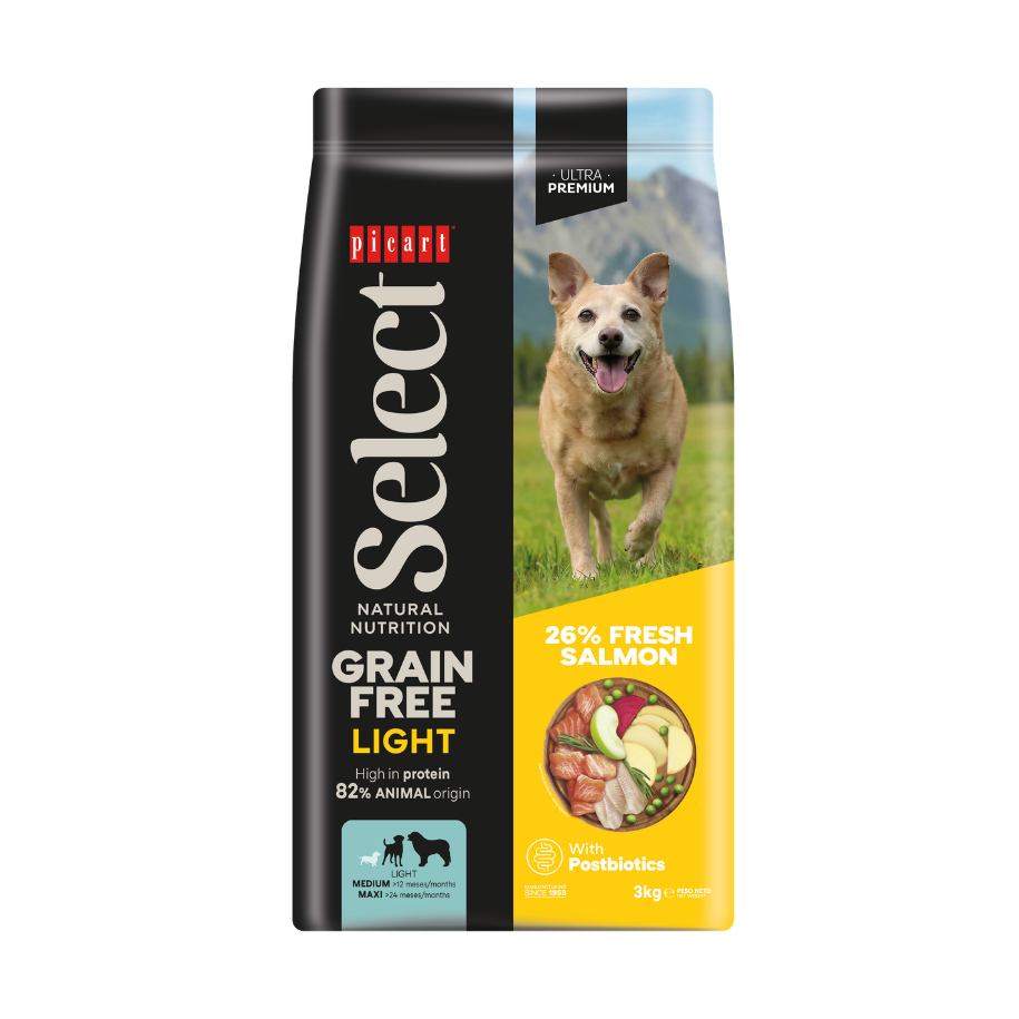 Picart Select ADULT LIGHT GRAIN FREE Salmon 3 kg