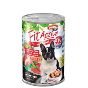 FitActive Dog Adult Wołowina, Wątróbka, Jagnięcina puszka