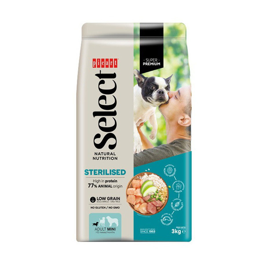Picart Select ADULT MINI STERILISED Chicken and Rice 8 kg