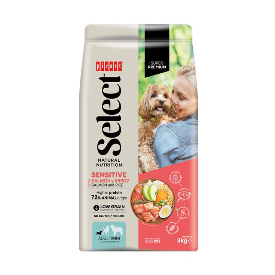 Picart Select ADULT MINI SENSITIVE with Extra Salmon and Rice 8 kg