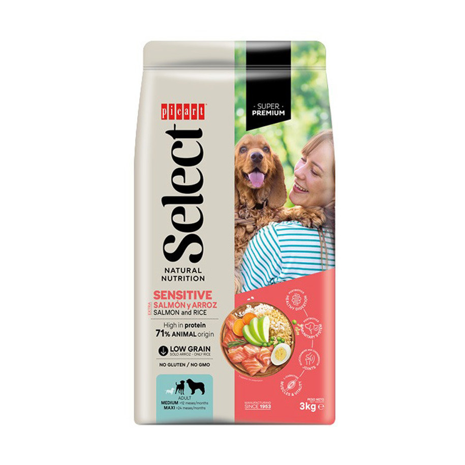 Picart Select ADULT SENSITIVE with Extra Salmon and Rice
