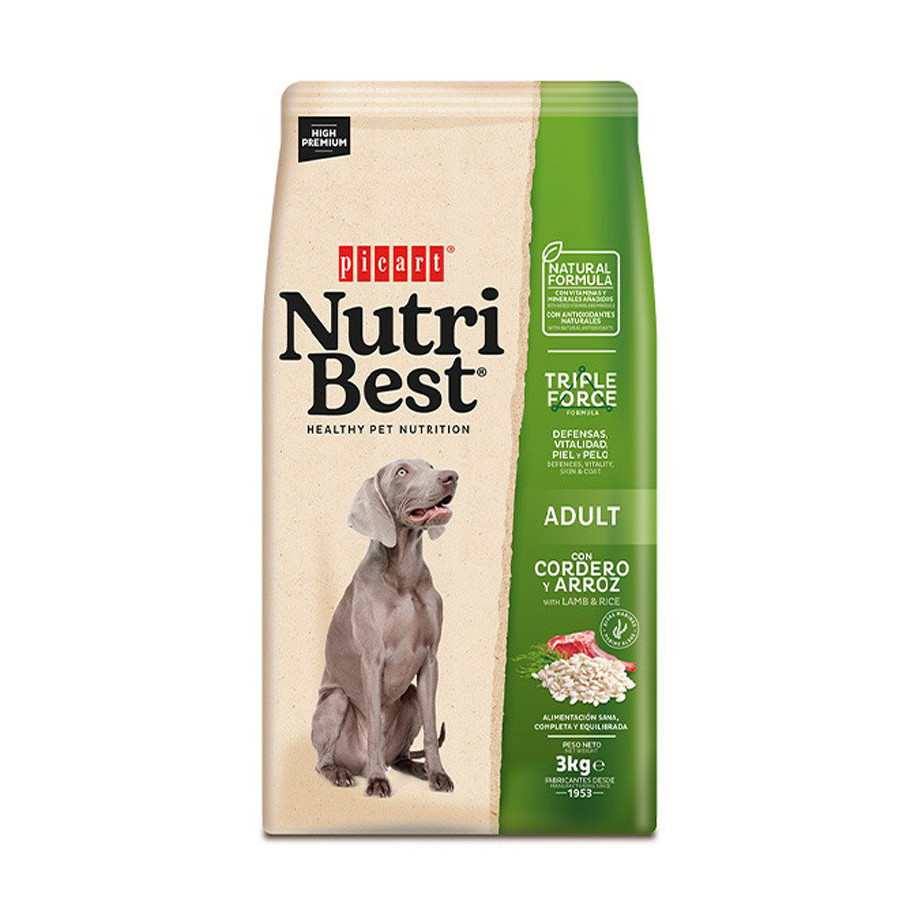 Picart Nutribest ADULT Lamb & Rice 15 kg