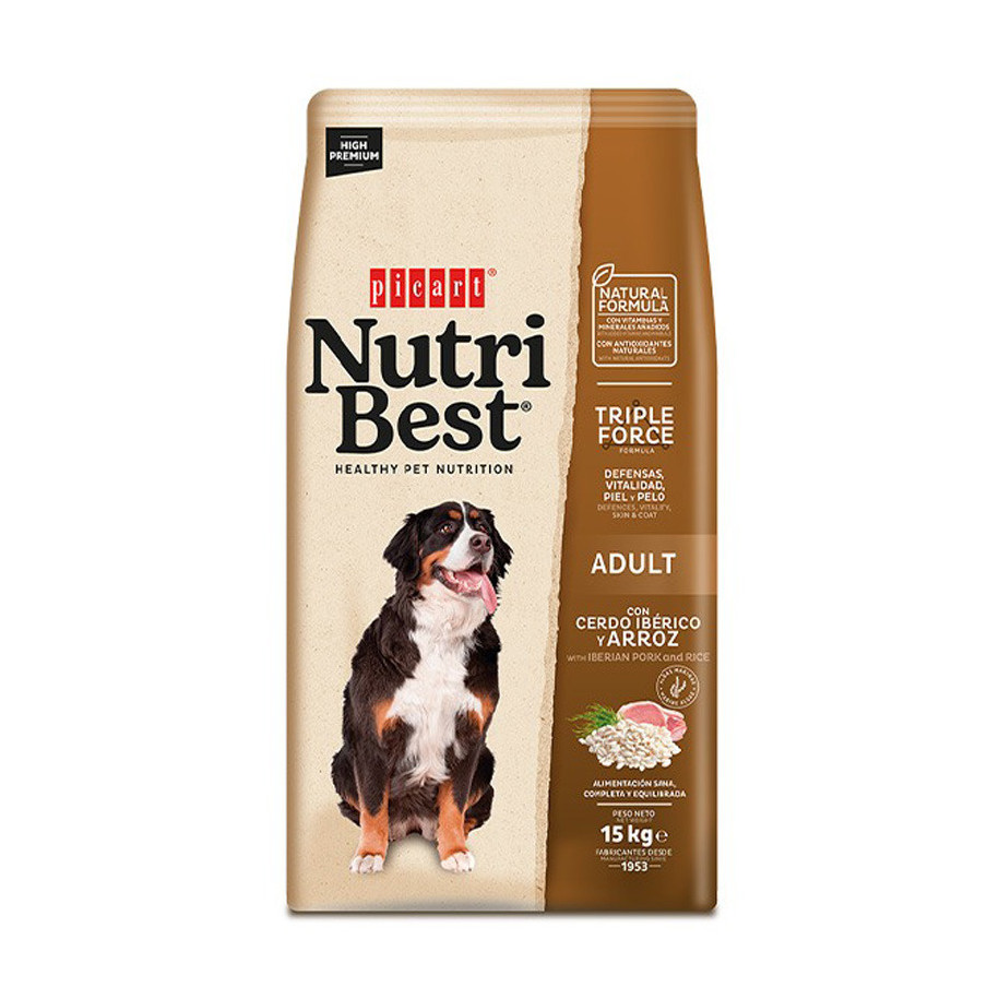 Picart Nutribest ADULT Iberian Pork and Rice 3 kg