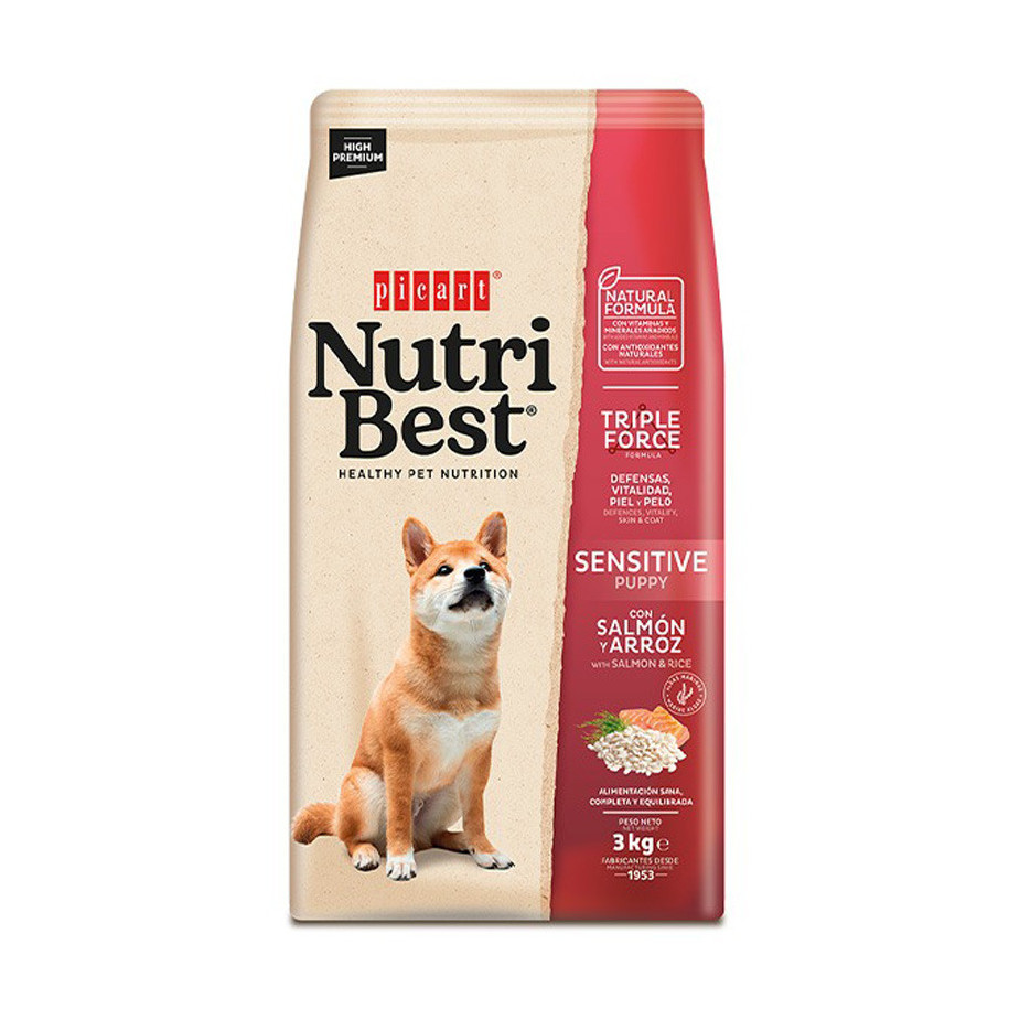 Picart Nutribest PUPPY SENSITIVE Salmon and Rice 15 kg