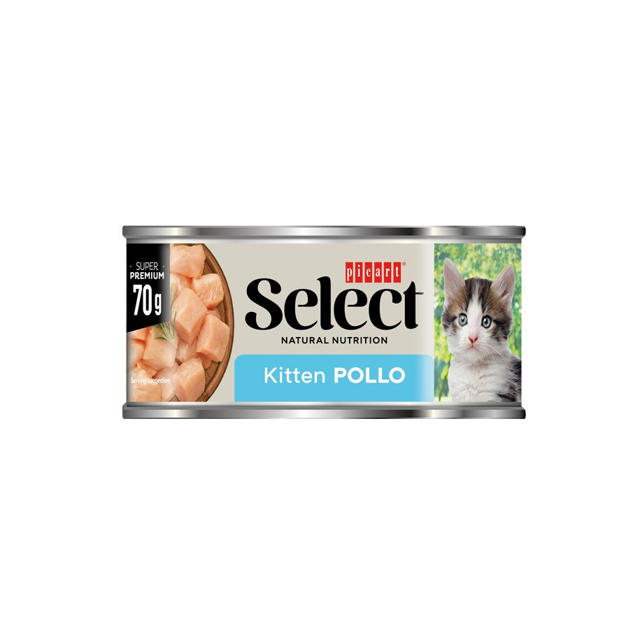 Picart Select Cat Wet Kitten z kurczakiem 70g
