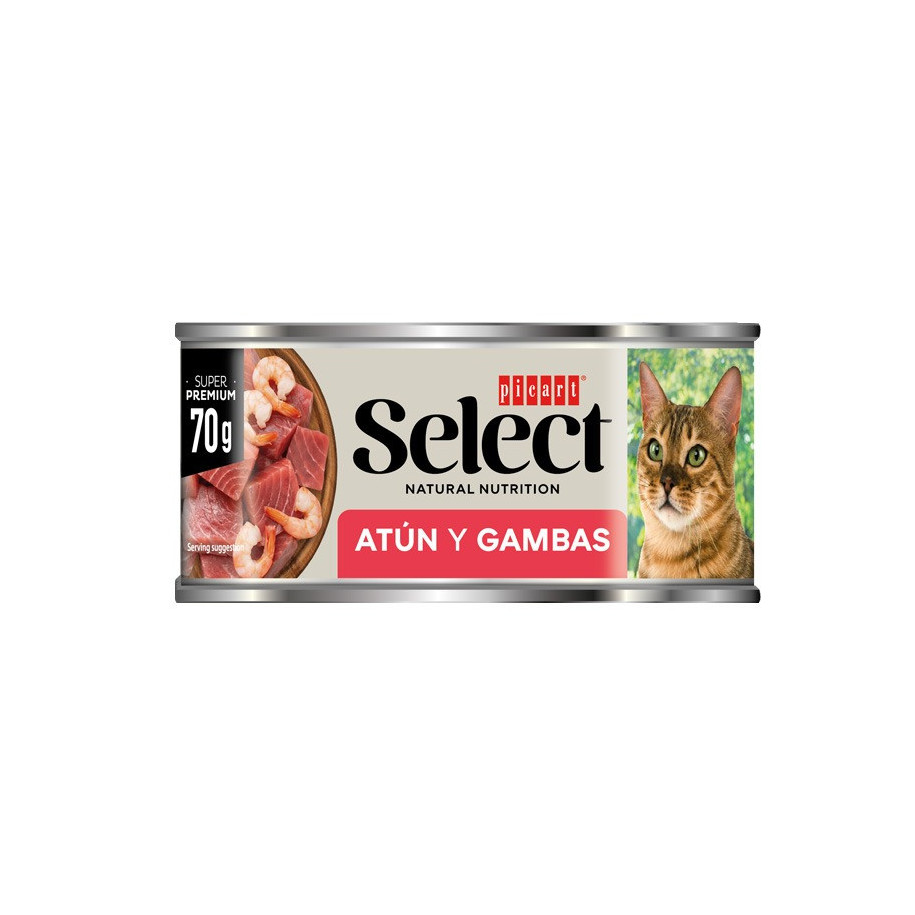 Picart Select Cat Wet ADULT z tuńczykiem i krewetkami 70g