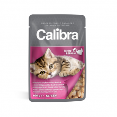 Calibra Kitten indyk i kurczak saszetka