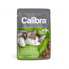 Calibra Adult dla kota jagnięcina z drobiem saszetka
