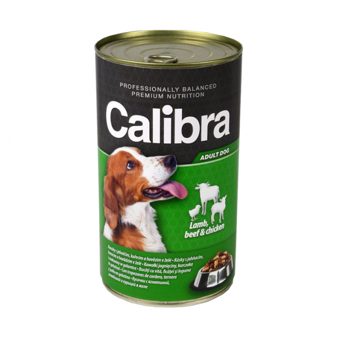 Calibra Adult Dog puszka jagnięcina, wołowina i kurczak