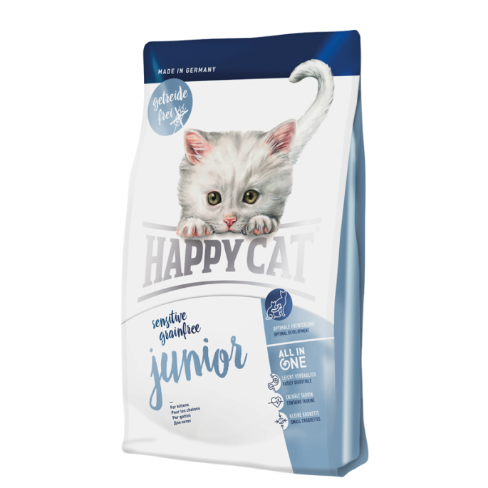 Sucha karma Happy Cat Sensitive Grainfree Junior