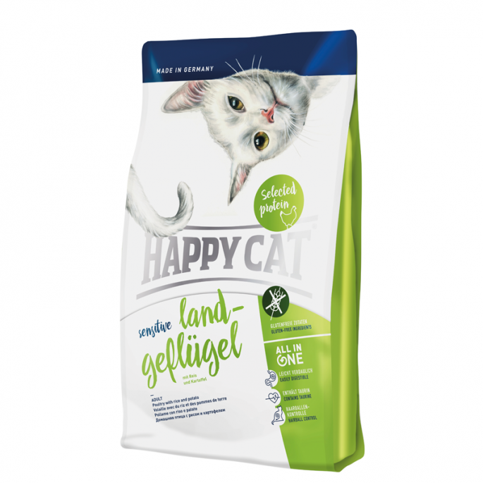 Sucha karma Happy Cat Sensitive Drób Organiczny