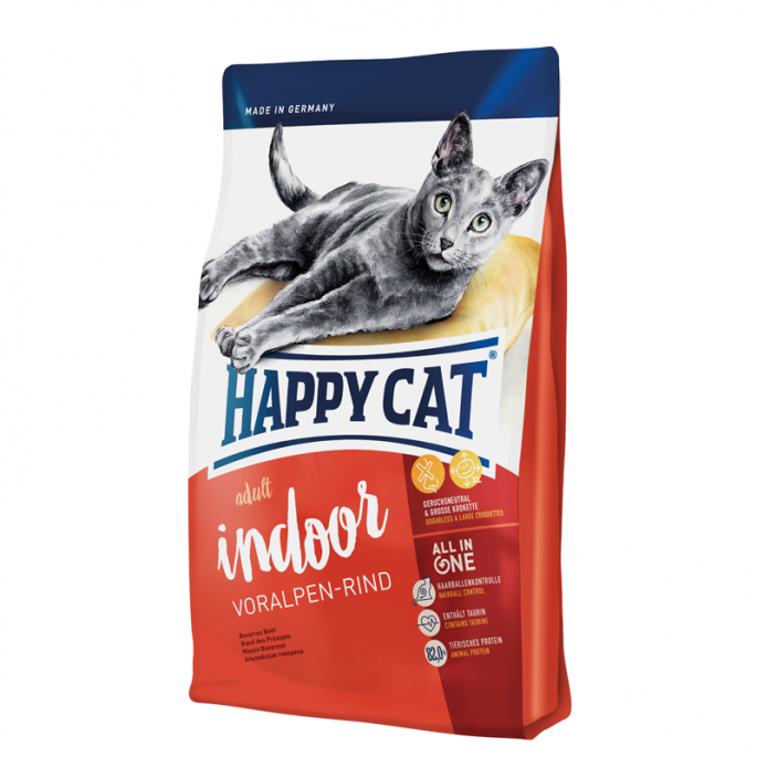 Sucha karma Happy Cat Fit & Well Adult Indoor Wołowina
