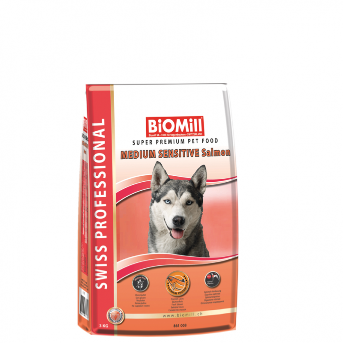 BiOMill Swiss Professional Medium Sensitive (Salmon & Rice)