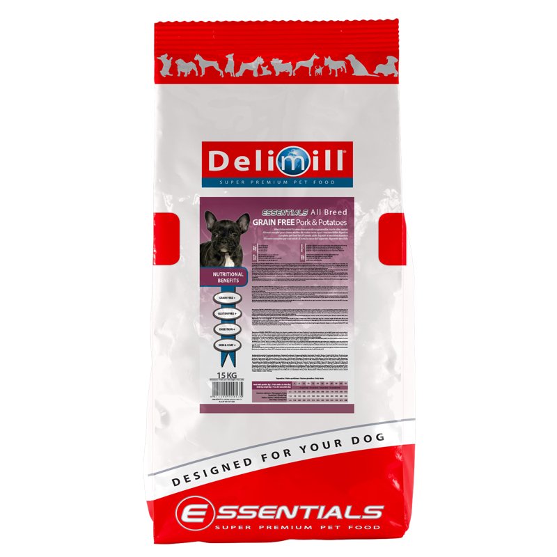 Delimill Essentials All Breed GRAIN FREE Pork & Potatoes