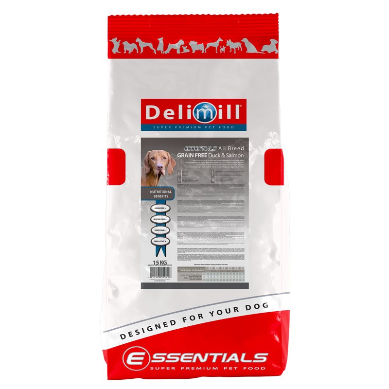 Delimill Essentials All Breed GRAIN FREE Duck & Salmon