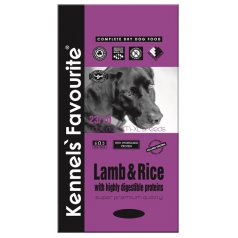 Kennels’ Favourite Lamb & Rice 20kg + Yam-Yam PARTY MIX